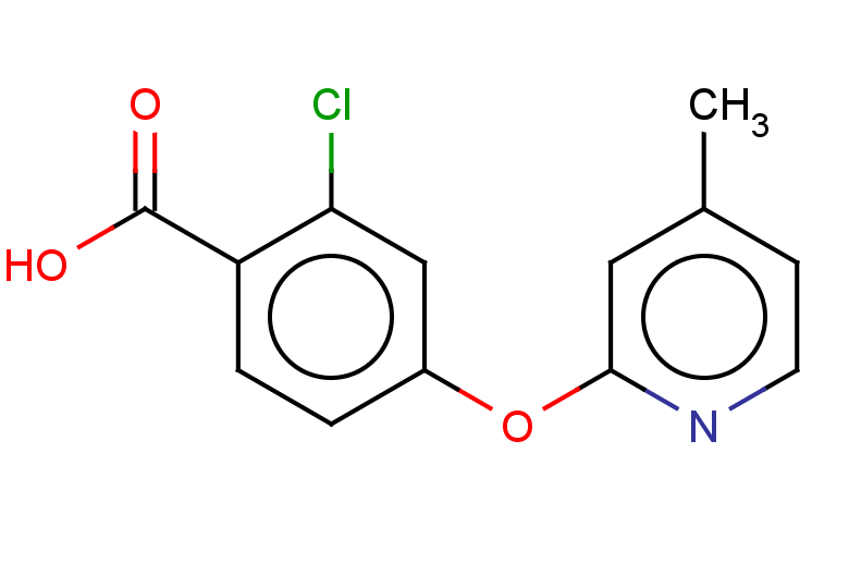 2-chloro-4-[(4-methylpyridin-2-yl)oxy]benzoic acid