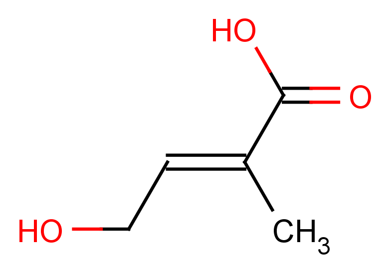 (2E)-4-hydroxy-2-methylbut-2-enoic acid