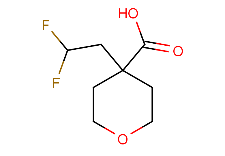 4-(2,2-difluoroethyl)oxane-4-carboxylic acid