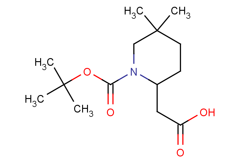 2-{1-[(tert-butoxy)carbonyl]-5,5-dimethylpiperidin-2-yl}acetic acid