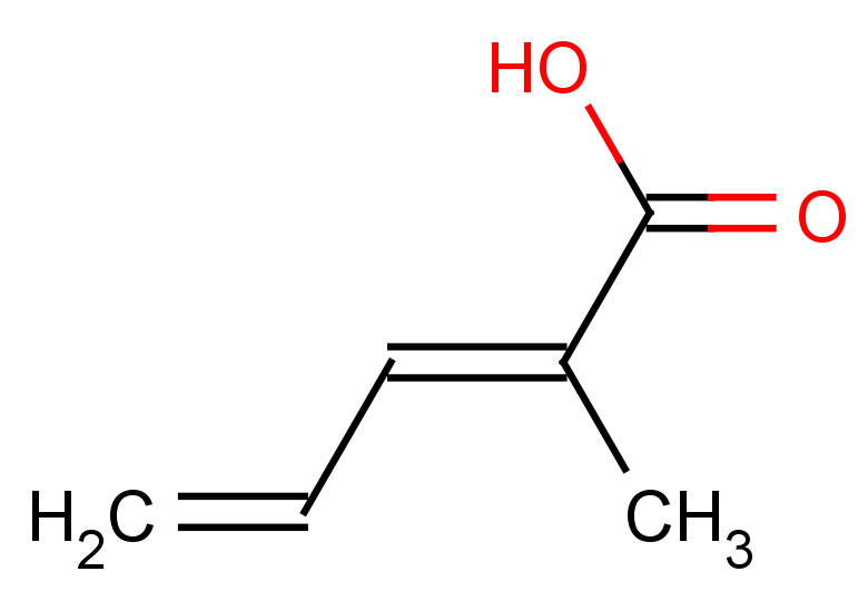 (2E)-2-methylpenta-2,4-dienoic acid