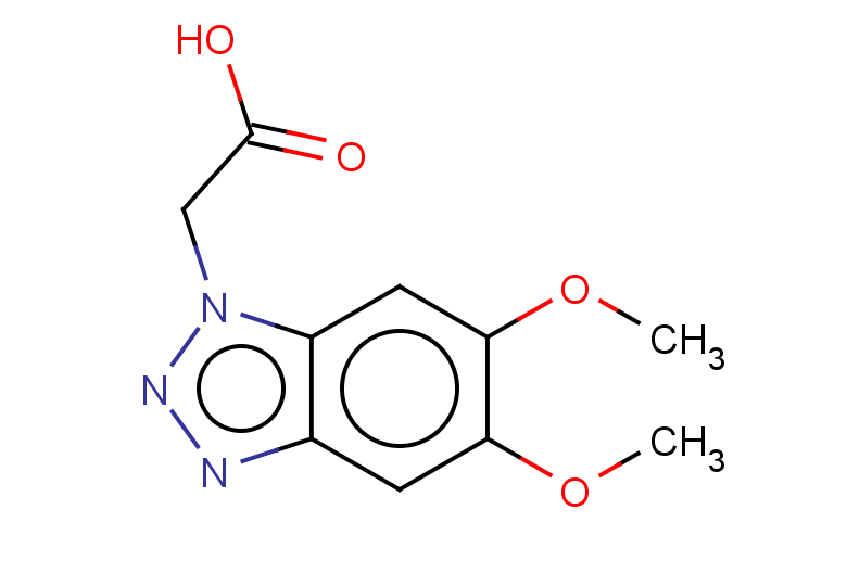 2-(5,6-dimethoxy-1H-1,2,3-benzotriazol-1-yl)acetic acid