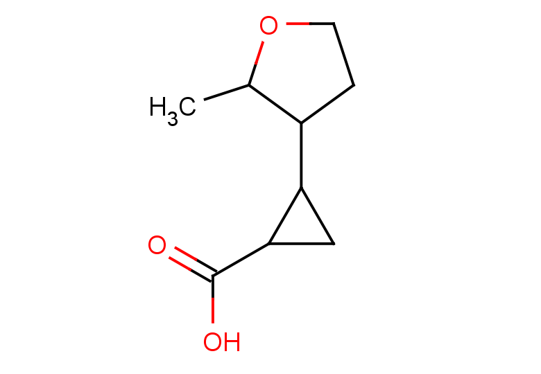 2-(2-methyloxolan-3-yl)cyclopropane-1-carboxylic acid, Mixture of diastereomers