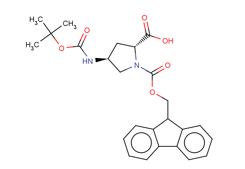 (2R,4S)-4-{[(tert-butoxy)carbonyl]amino}-1-{[(9H-fluoren-9-yl)methoxy]carbonyl}pyrrolidine-2-carboxylic acid