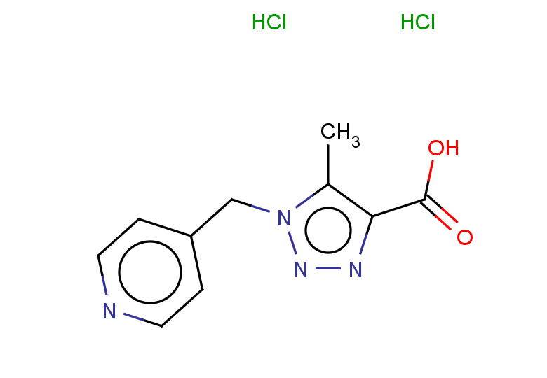 5-methyl-1-[(pyridin-4-yl)methyl]-1H-1,2,3-triazole-4-carboxylic acid dihydrochloride