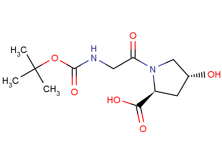 (2S,4R)-1-(2-{[(tert-butoxy)carbonyl]amino}acetyl)-4-hydroxypyrrolidine-2-carboxylic acid
