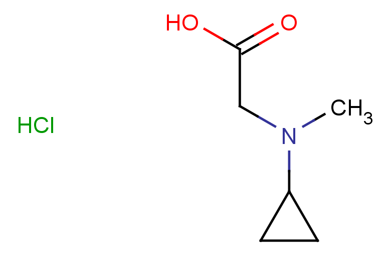 2-[cyclopropyl(methyl)amino]acetic acid hydrochloride