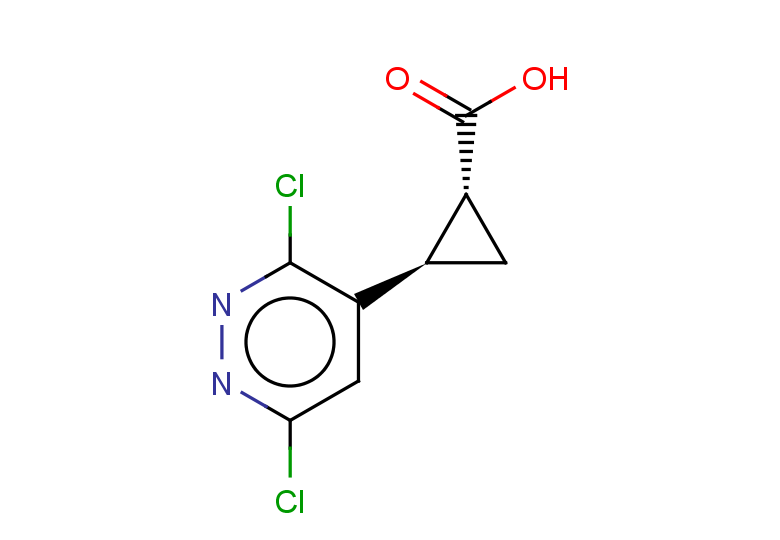 rac-(1R,2R)-2-(3,6-dichloropyridazin-4-yl)cyclopropane-1-carboxylic acid, trans