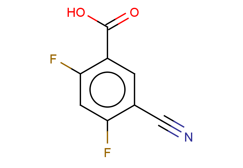 5-cyano-2,4-difluorobenzoic acid