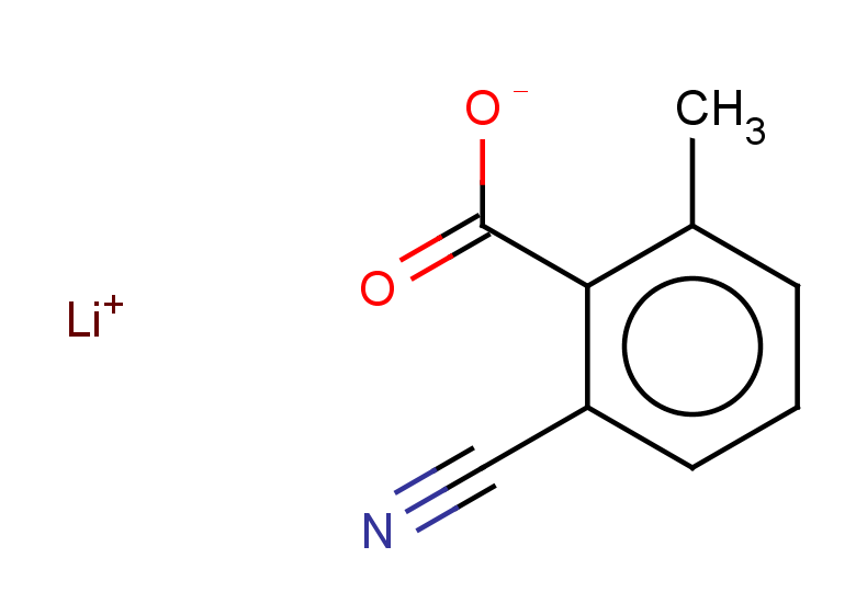 lithium(1+) 2-cyano-6-methylbenzoate