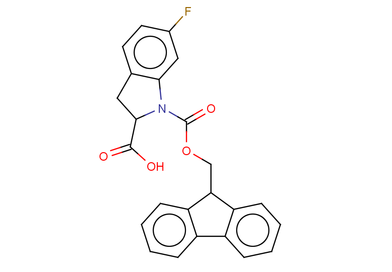 1-{[(9H-fluoren-9-yl)methoxy]carbonyl}-6-fluoro-2,3-dihydro-1H-indole-2-carboxylic acid