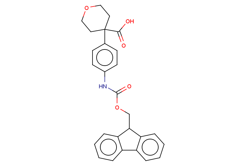 4-[4-({[(9H-fluoren-9-yl)methoxy]carbonyl}amino)phenyl]oxane-4-carboxylic acid