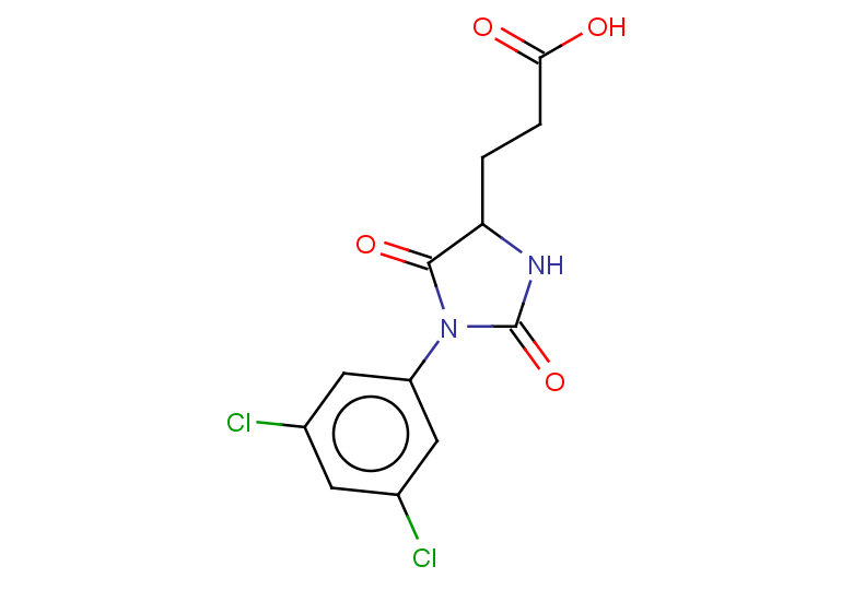 3-[1-(3,5-dichlorophenyl)-2,5-dioxoimidazolidin-4-yl]propanoic acid