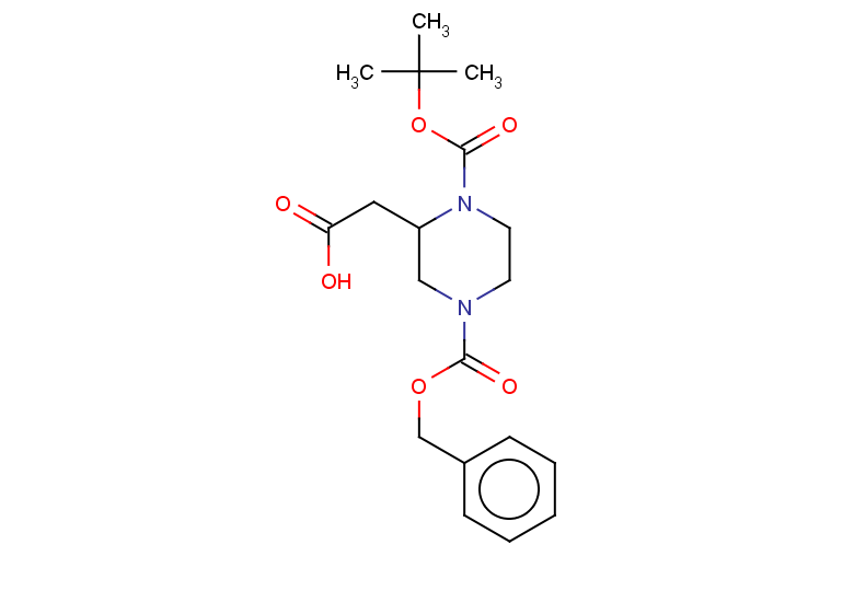 2-{4-[(benzyloxy)carbonyl]-1-[(tert-butoxy)carbonyl]piperazin-2-yl}acetic acid