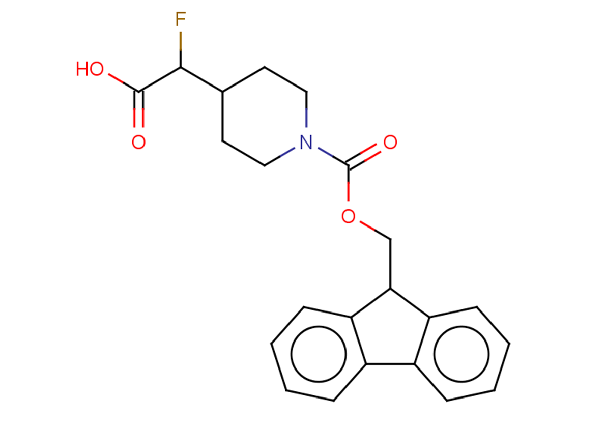 2-(1-{[(9H-fluoren-9-yl)methoxy]carbonyl}piperidin-4-yl)-2-fluoroacetic acid
