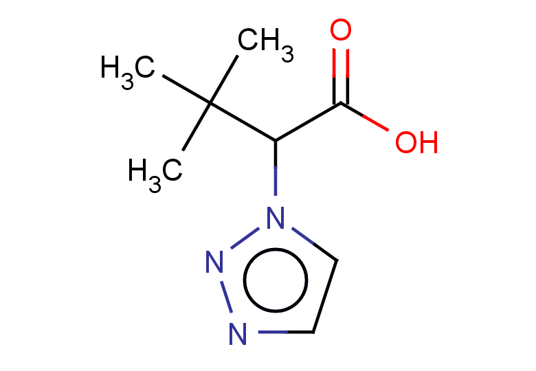 3,3-dimethyl-2-(1H-1,2,3-triazol-1-yl)butanoic acid