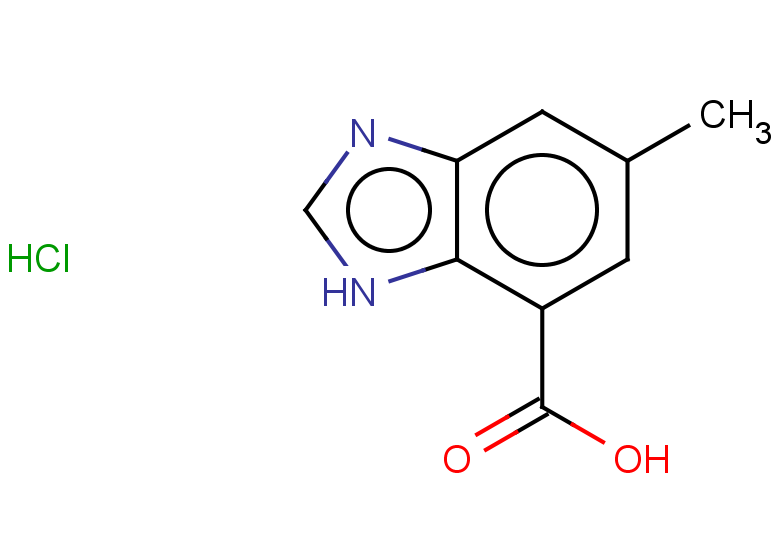 5-methyl-1H-1,3-benzodiazole-7-carboxylic acid hydrochloride