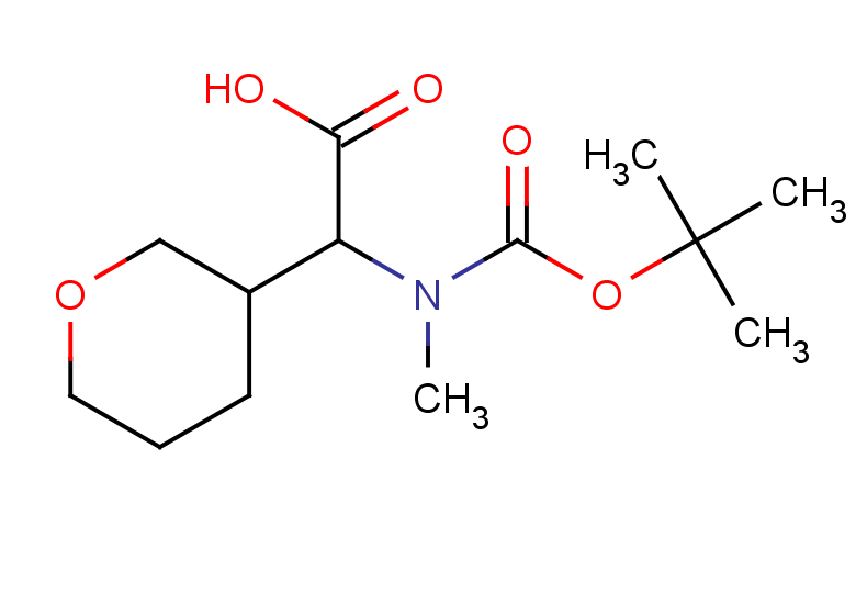 2-{[(tert-butoxy)carbonyl](methyl)amino}-2-(oxan-3-yl)acetic acid