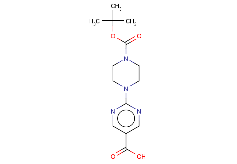 2-{4-[(tert-butoxy)carbonyl]piperazin-1-yl}pyrimidine-5-carboxylic acid