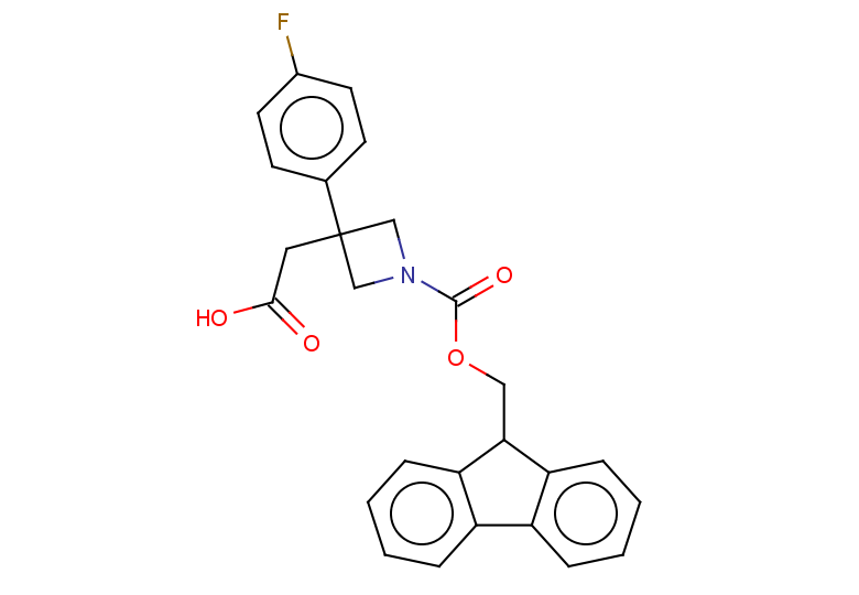 2-(1-{[(9H-fluoren-9-yl)methoxy]carbonyl}-3-(4-fluorophenyl)azetidin-3-yl)acetic acid