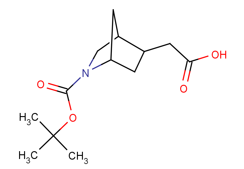 2-{2-[(tert-butoxy)carbonyl]-2-azabicyclo[2.2.1]heptan-5-yl}acetic acid, Mixture of diastereomers