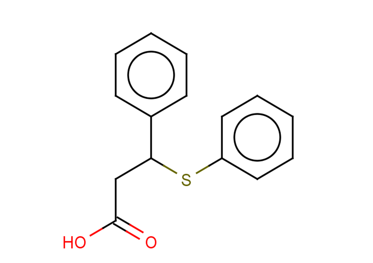 3-phenyl-3-(phenylsulfanyl)propanoic acid
