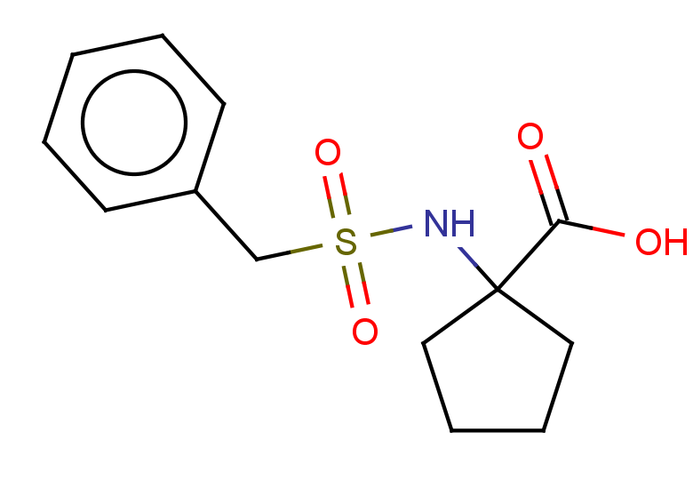 1-(phenylmethanesulfonamido)cyclopentane-1-carboxylic acid