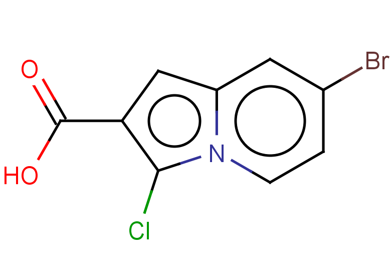 7-bromo-3-chloroindolizine-2-carboxylic acid
