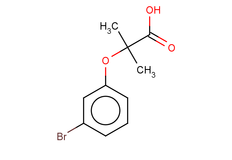 2-(3-bromophenoxy)-2-methylpropanoic acid