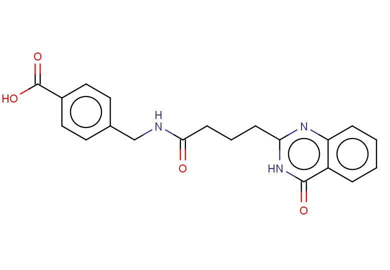 4-{[4-(4-oxo-3,4-dihydroquinazolin-2-yl)butanamido]methyl}benzoic acid