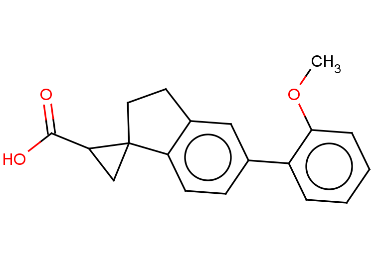 5'-(2-methoxyphenyl)-2',3'-dihydrospiro[cyclopropane-1,1'-indene]-2-carboxylic acid