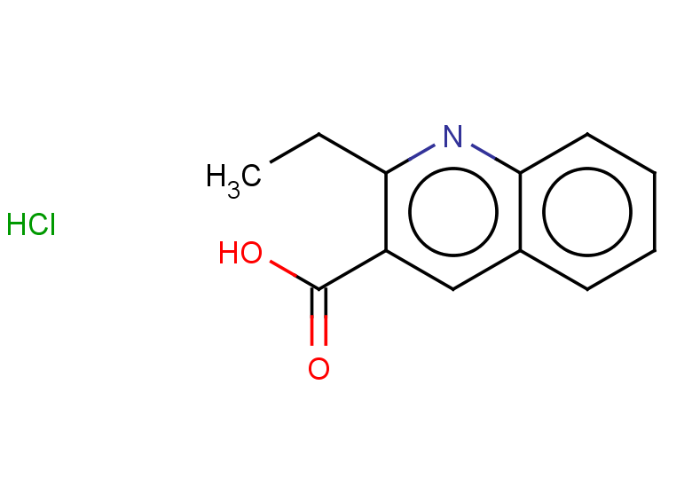 2-ethylquinoline-3-carboxylic acid hydrochloride