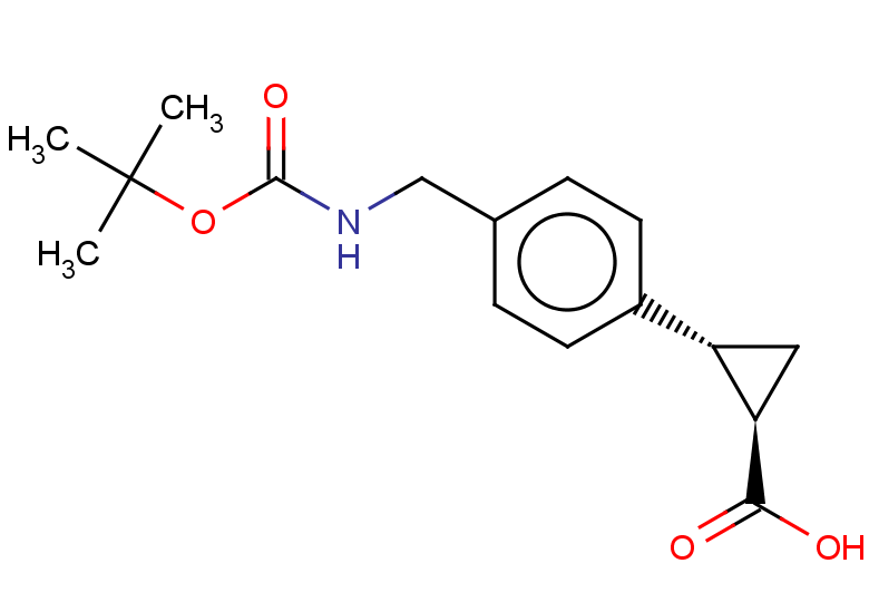rac-(1R,2R)-2-[4-({[(tert-butoxy)carbonyl]amino}methyl)phenyl]cyclopropane-1-carboxylic acid, trans