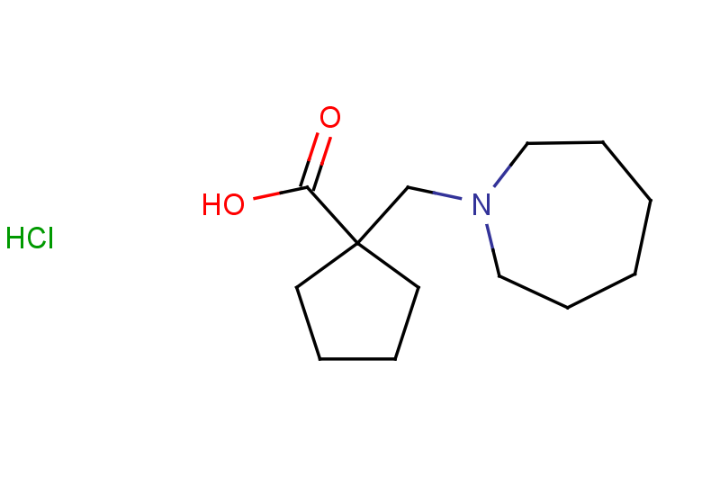 1-[(azepan-1-yl)methyl]cyclopentane-1-carboxylic acid hydrochloride