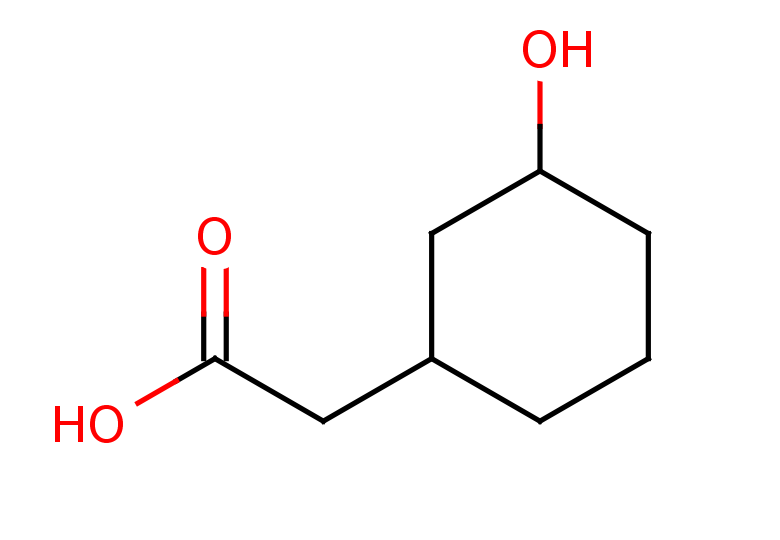 2-(3-hydroxycyclohexyl)acetic acid