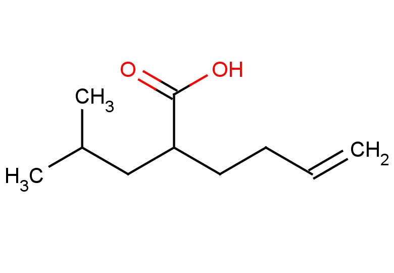 2-(2-methylpropyl)hex-5-enoic acid