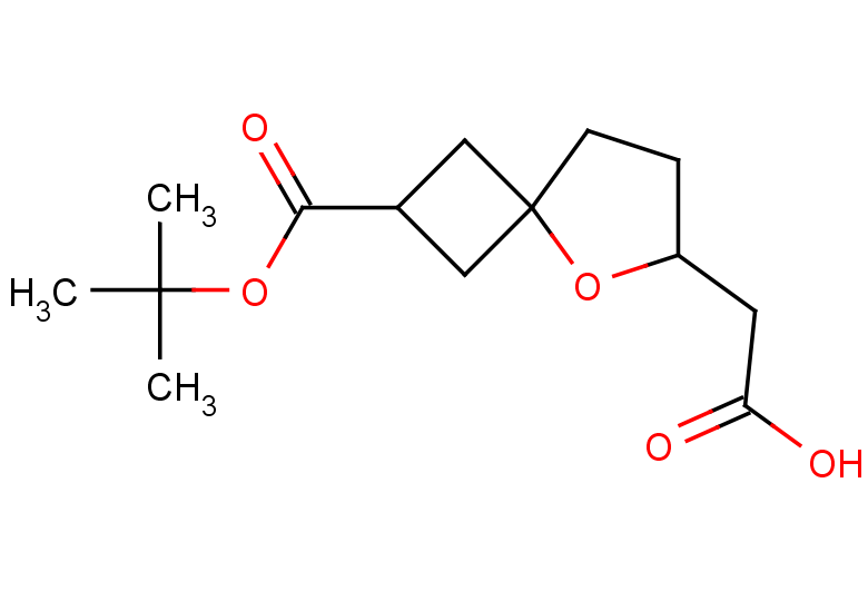 2-{2-[(tert-butoxy)carbonyl]-5-oxaspiro[3.4]octan-6-yl}acetic acid, Mixture of diastereomers
