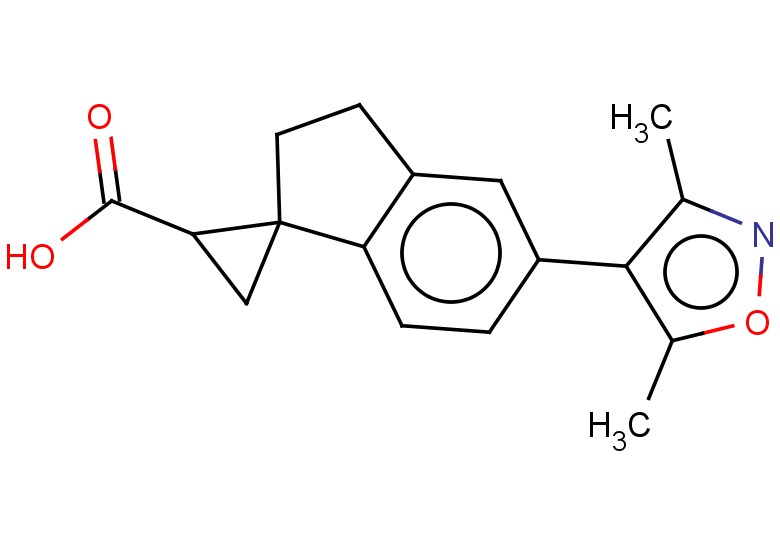 5'-(dimethyl-1,2-oxazol-4-yl)-2',3'-dihydrospiro[cyclopropane-1,1'-indene]-2-carboxylic acid
