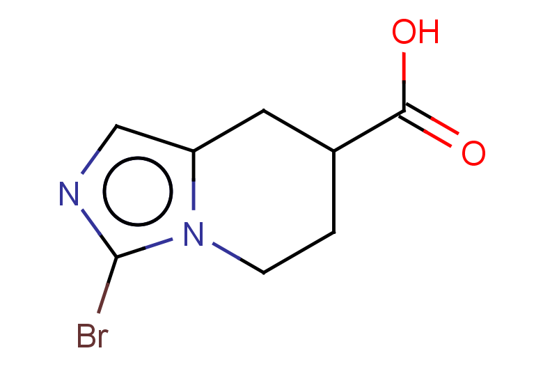3-bromo-5H,6H,7H,8H-imidazo[1,5-a]pyridine-7-carboxylic acid