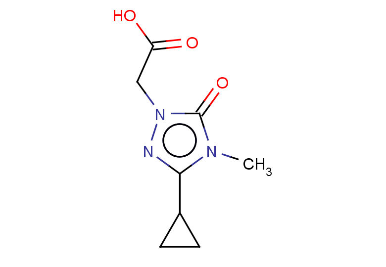 2-(3-cyclopropyl-4-methyl-5-oxo-4,5-dihydro-1H-1,2,4-triazol-1-yl)acetic acid