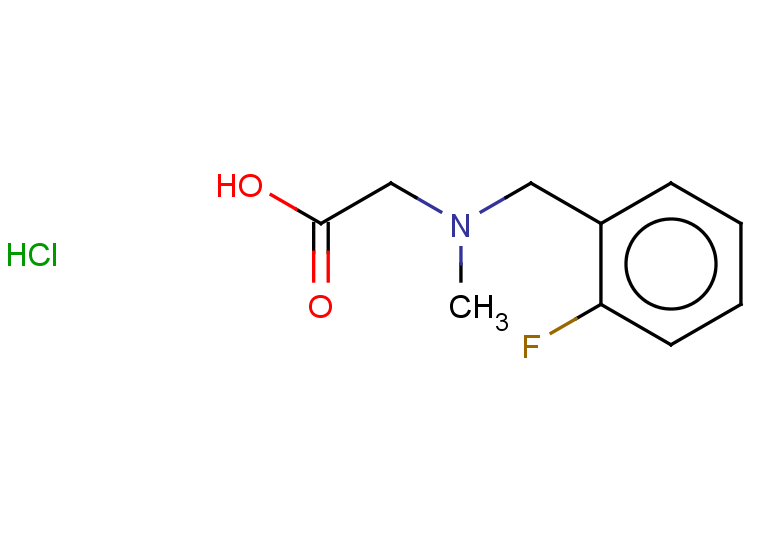 2-{[(2-fluorophenyl)methyl](methyl)amino}acetic acid hydrochloride