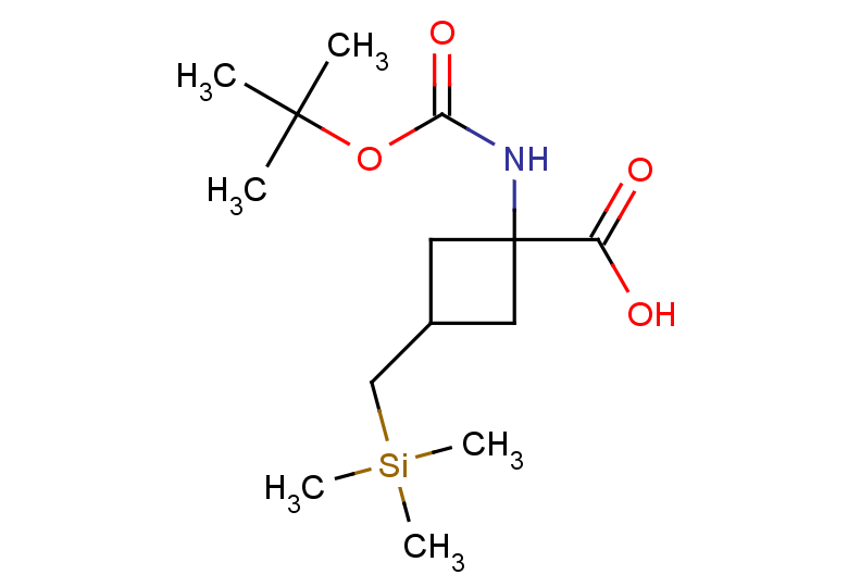 1-{[(tert-butoxy)carbonyl]amino}-3-[(trimethylsilyl)methyl]cyclobutane-1-carboxylic acid