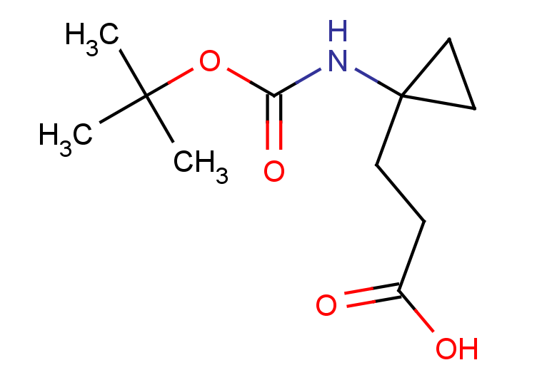 3-(1-{[(tert-butoxy)carbonyl]amino}cyclopropyl)propanoic acid