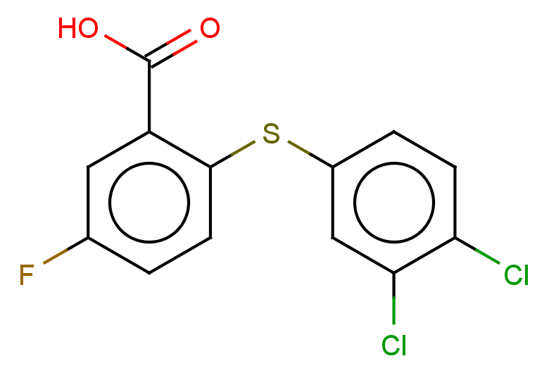 2-[(3,4-dichlorophenyl)sulfanyl]-5-fluorobenzoic acid
