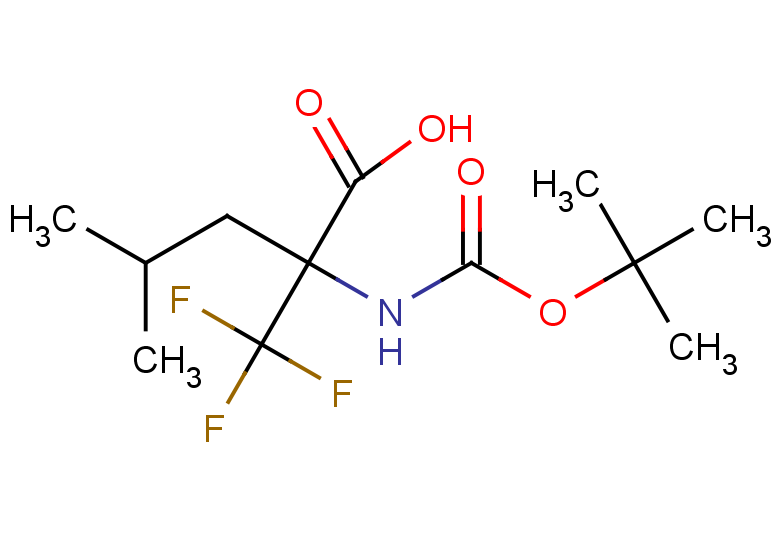 2-{[(tert-butoxy)carbonyl]amino}-4-methyl-2-(trifluoromethyl)pentanoic acid