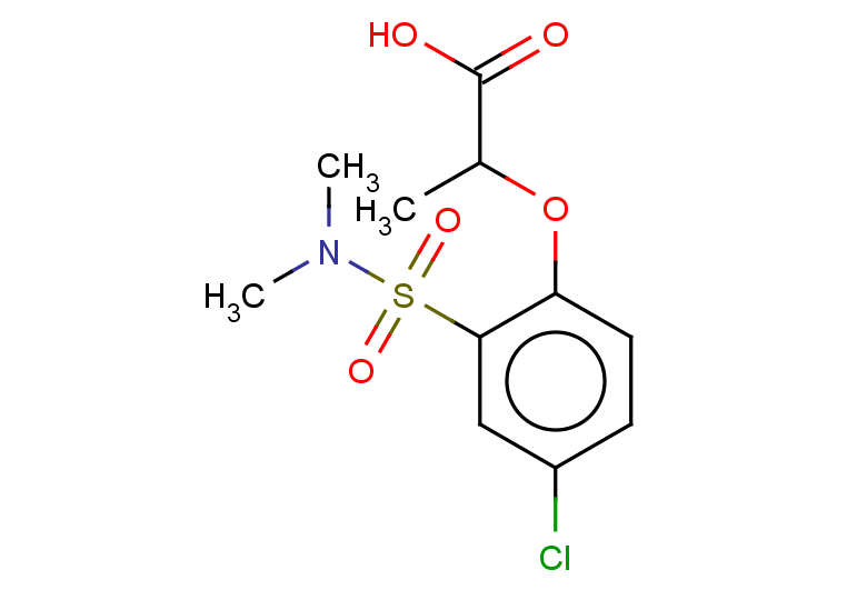 2-[4-chloro-2-(dimethylsulfamoyl)phenoxy]propanoic acid