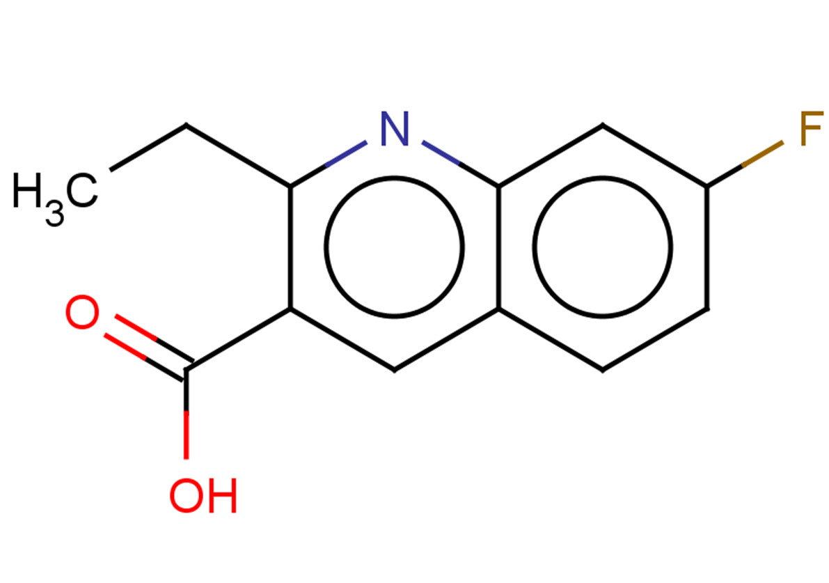 2-ethyl-7-fluoroquinoline-3-carboxylic acid