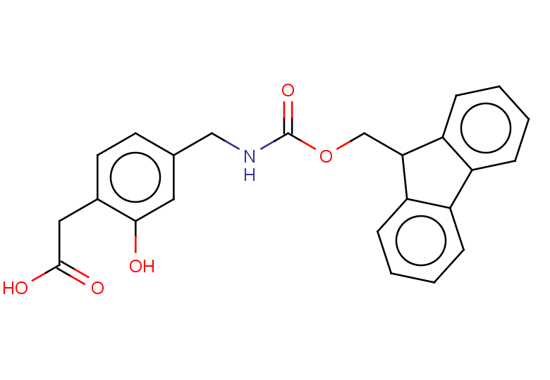 2-{4-[({[(9H-fluoren-9-yl)methoxy]carbonyl}amino)methyl]-2-hydroxyphenyl}acetic acid