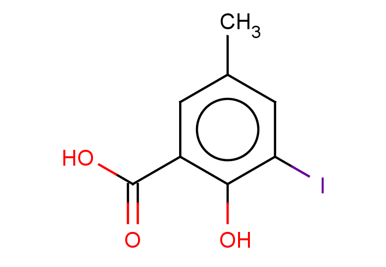 2-hydroxy-3-iodo-5-methylbenzoic acid