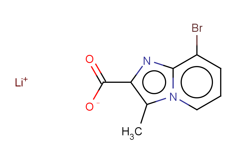 lithium 8-bromo-3-methylimidazo[1,2-a]pyridine-2-carboxylate